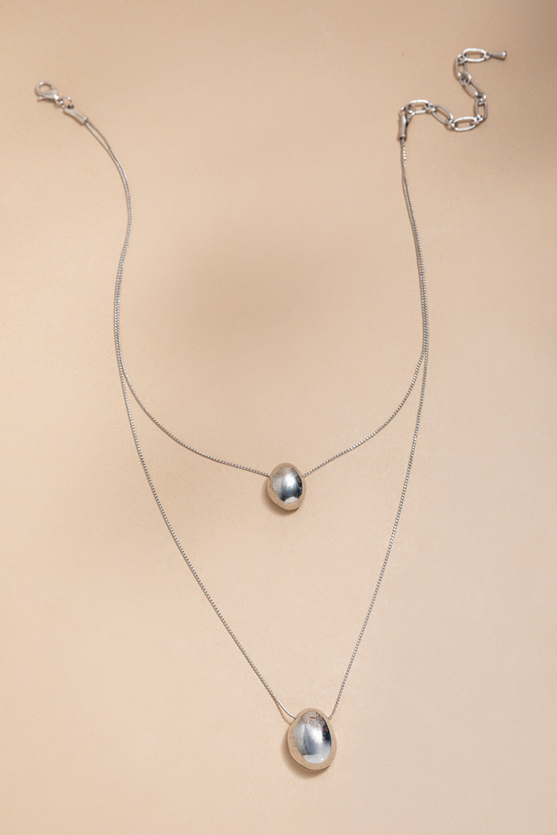 Stella Drop Pendant Layered Necklace