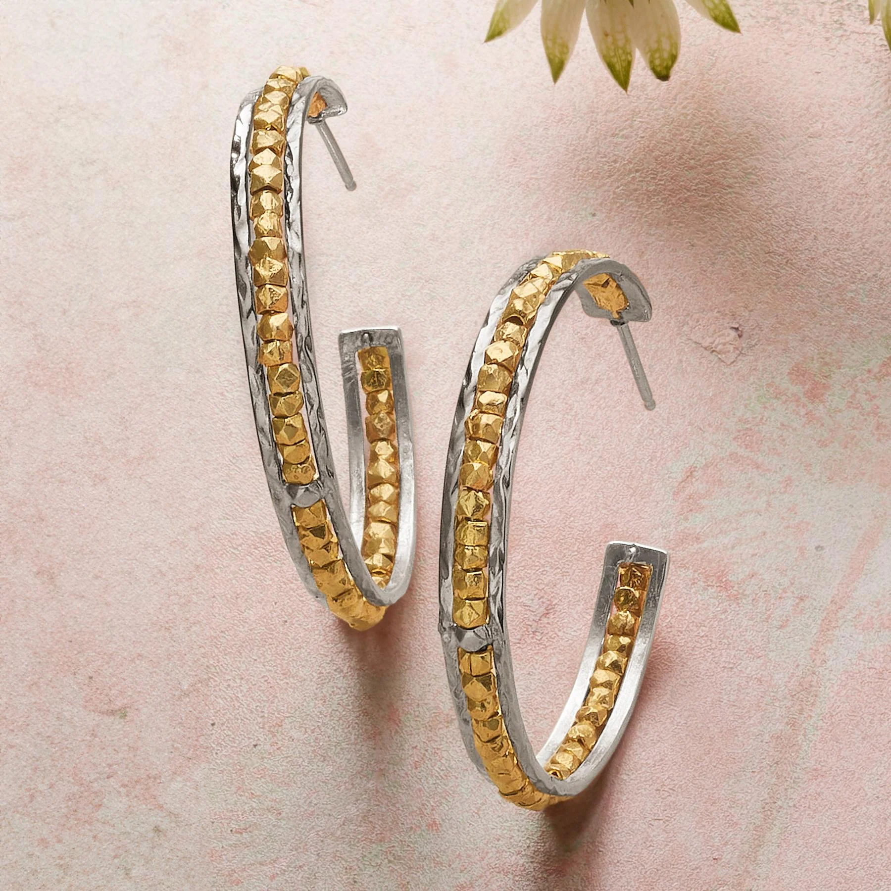 Gold Rush Hoop Earrings