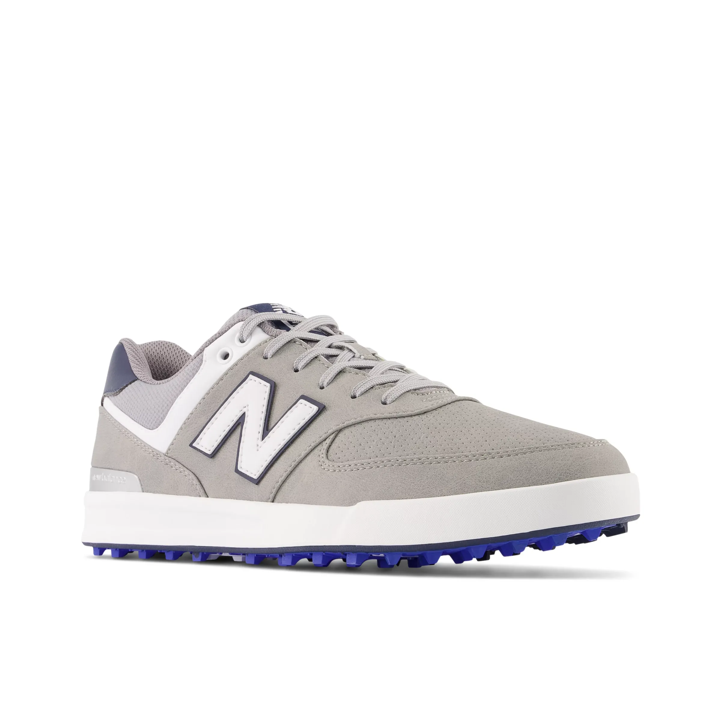574 Greens Golf Shoes - Grey with White