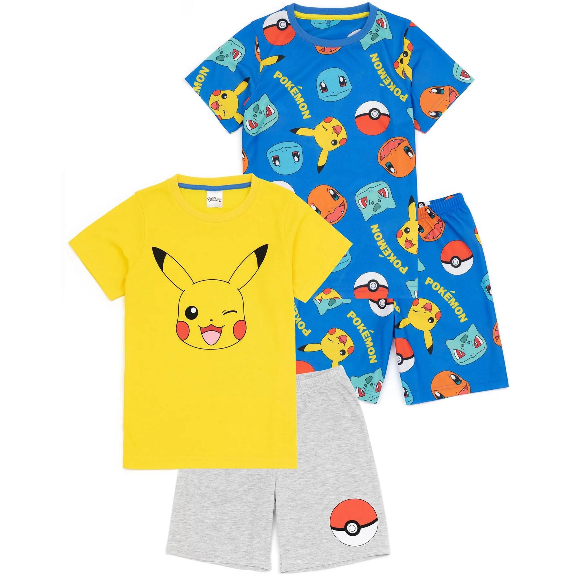 Pokémon Schlafanzug mit Shorts  (2erPack)