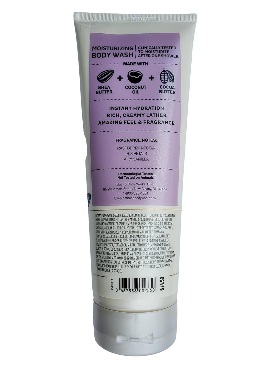 Bath & Body Works Butterfly Shea Butter and Cocoa Butter Moisturizing Body Wash 10 oz (Butterfly)