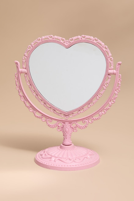 Heart Tabletop Vanity Mirror