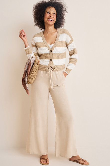 Ally Wide Leg Linen Pants