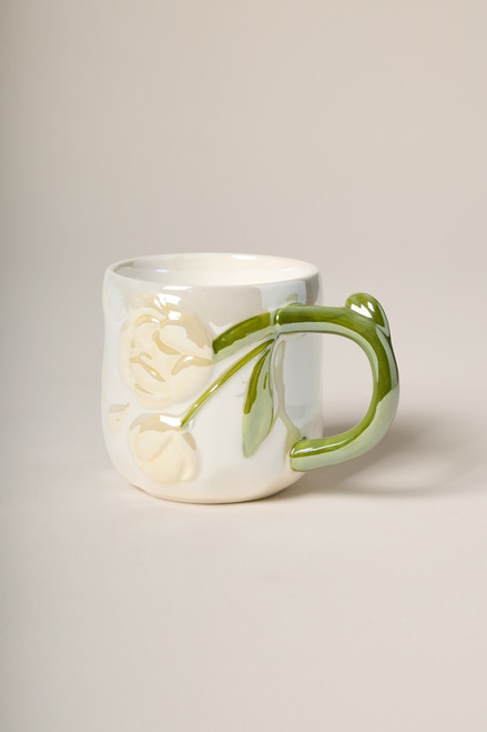 Yellow Rose Ceramic Mug 15oz