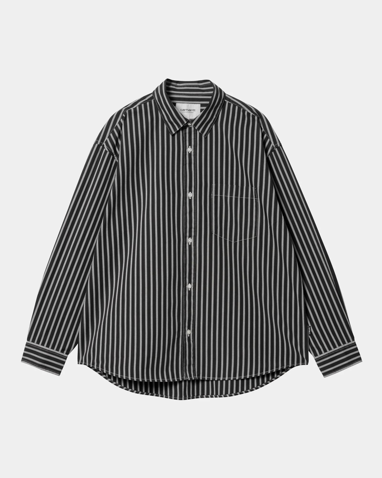 Final inventoryLigety Stripe Shirt | Black / Wax