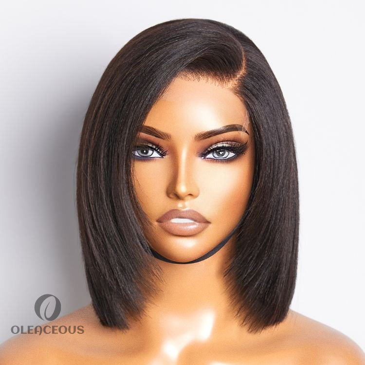 Glueless Short Bob Wig Straight Brazilian Hair Wigs