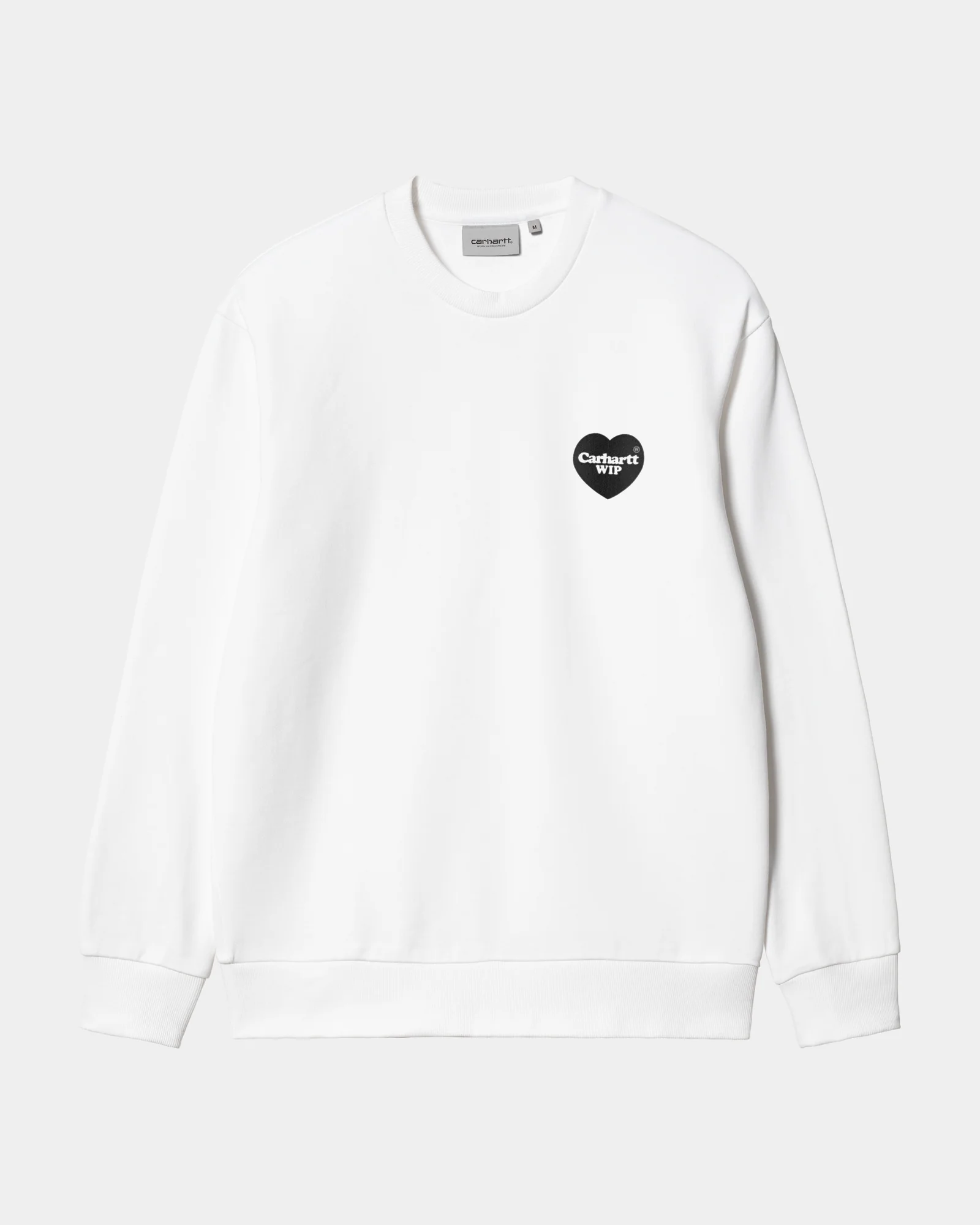 Final inventoryHeart Bandana Sweatshirt | White / Black