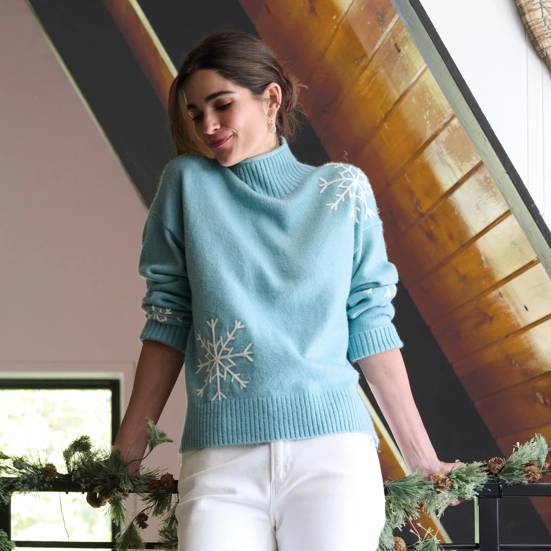 Sweet Snowflake Sweater, Petite