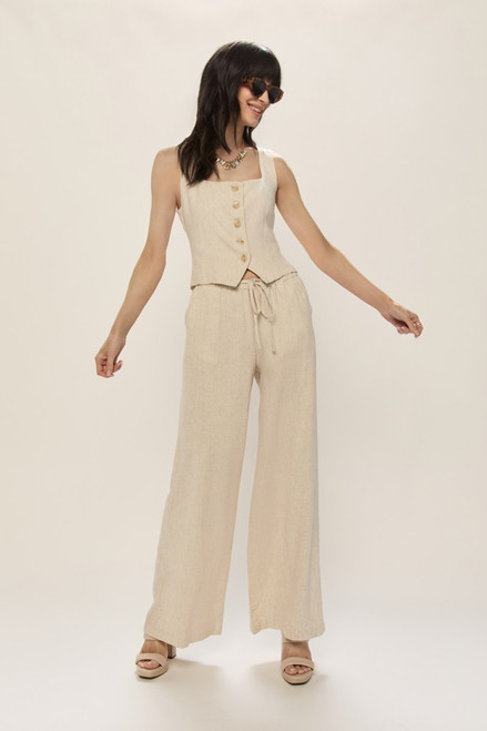 Tammi Wide Leg Linen Pants