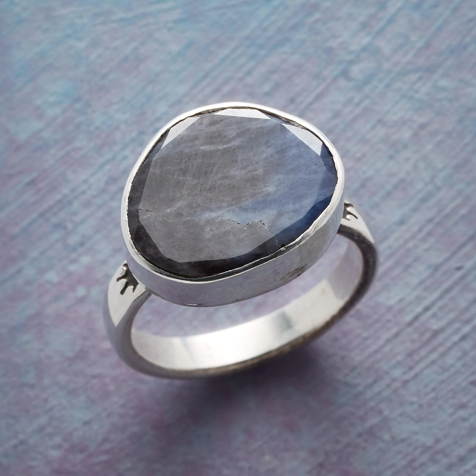 Denim Depths Ring