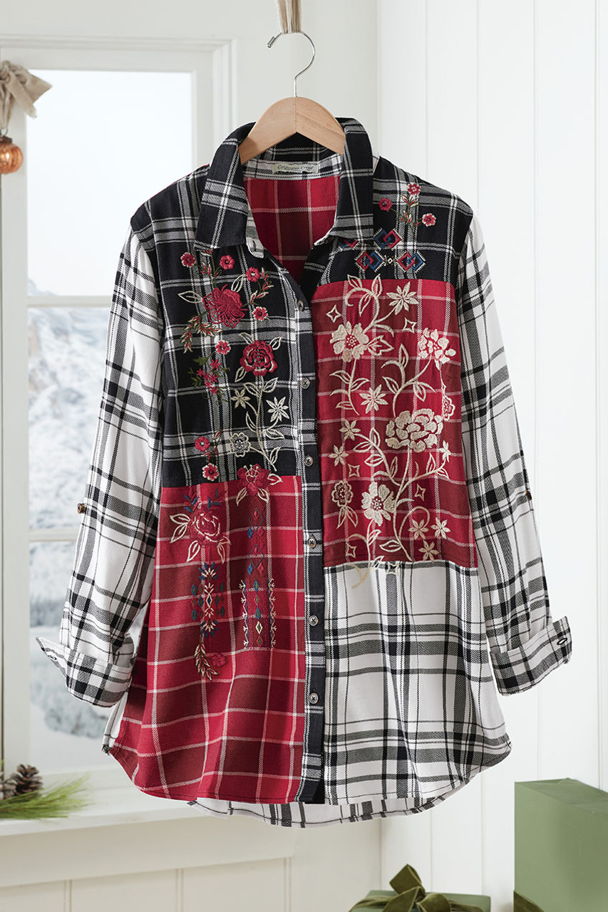 Plaid About You Tunic