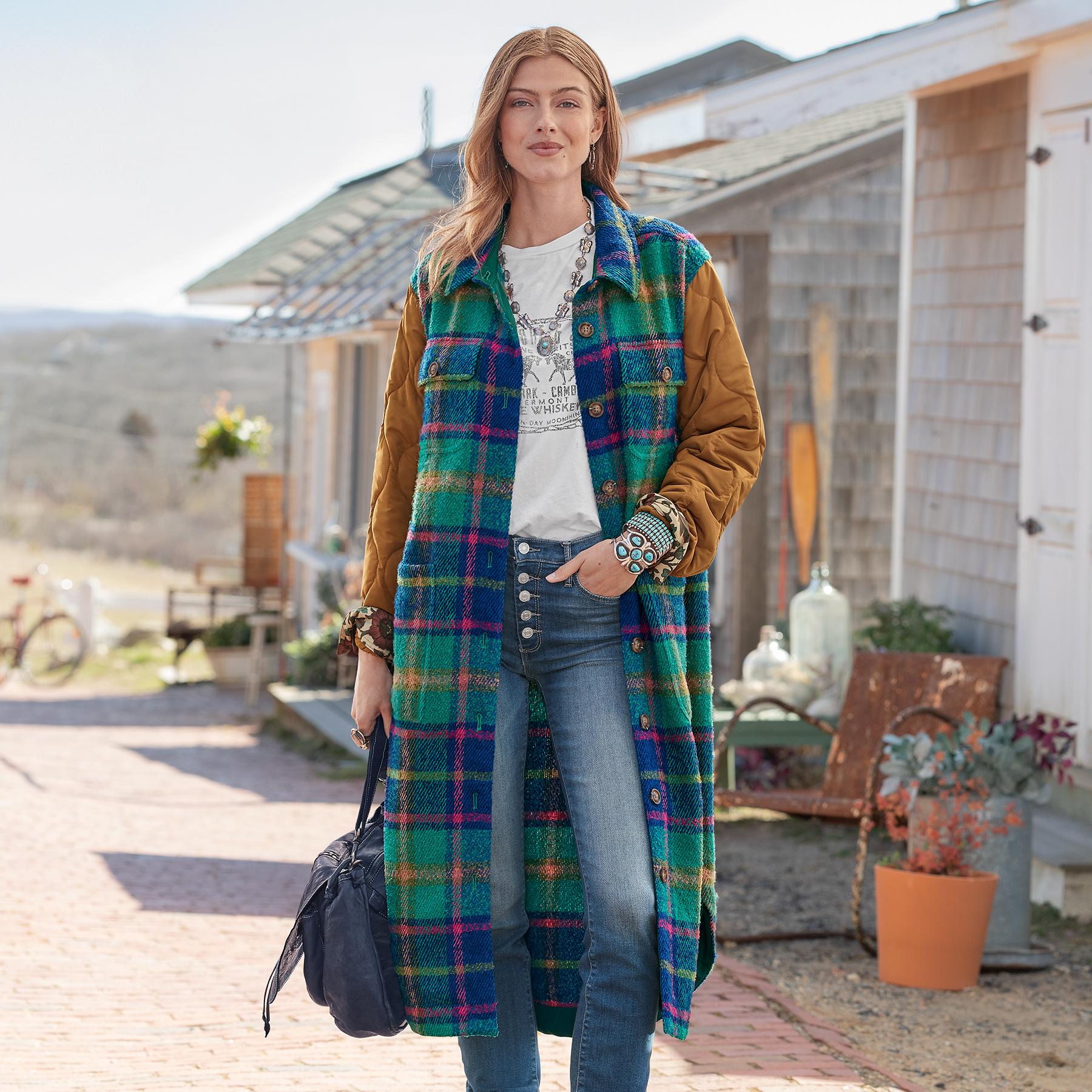 Hampshire Plaid Jacket - Petites