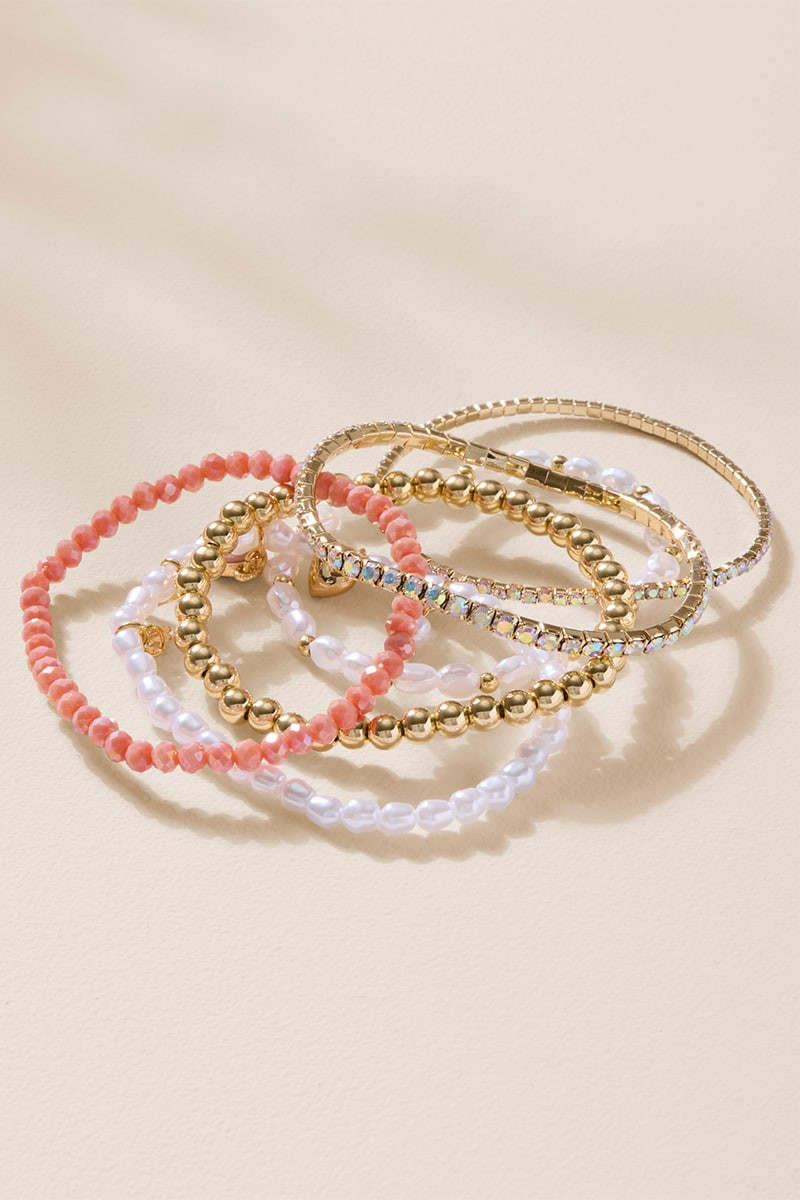 Trisha Mixed Style Bracelet Set
