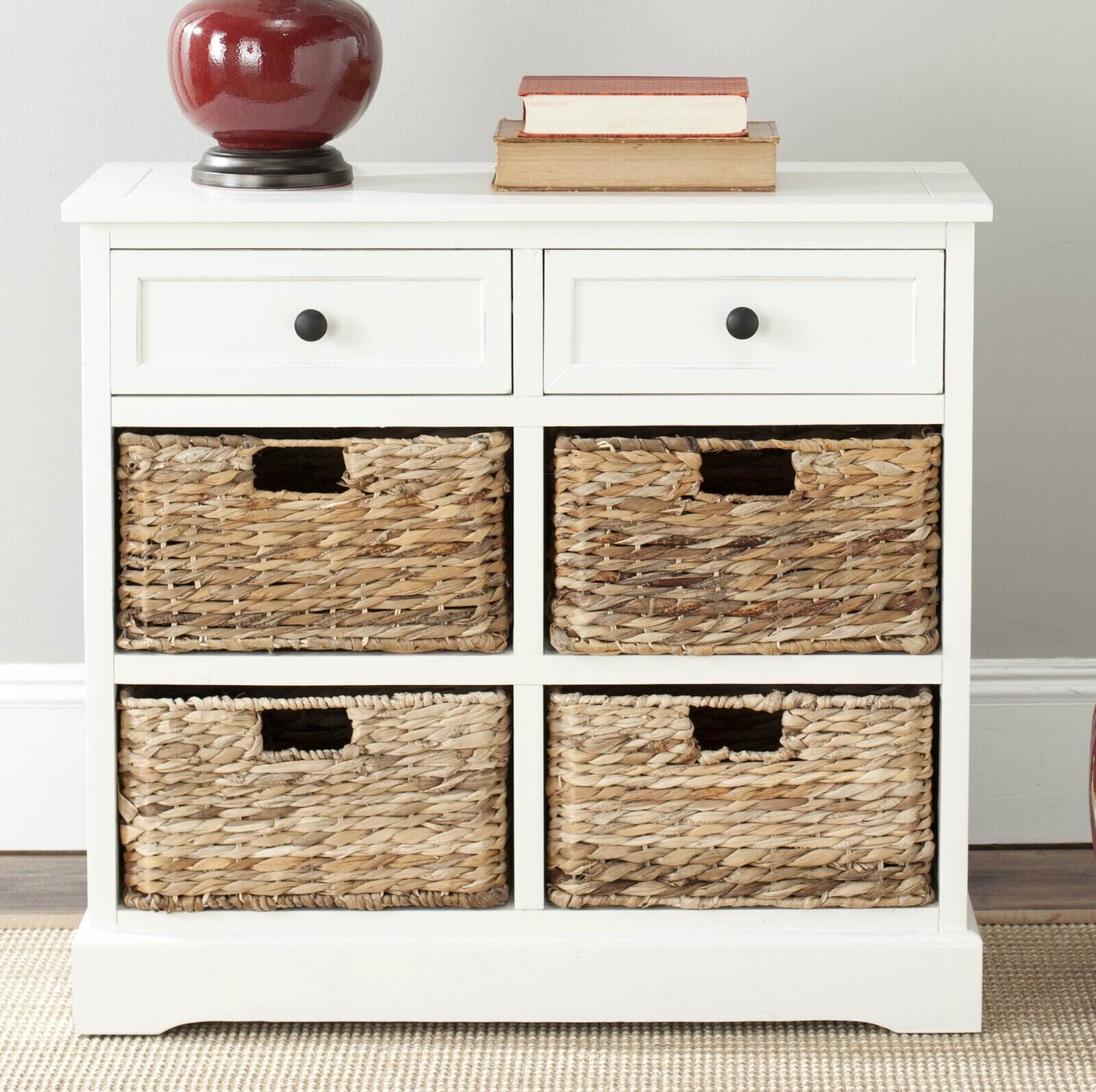 Swick 26'' Tall Solid Wood 2 - Drawer Accent Chest