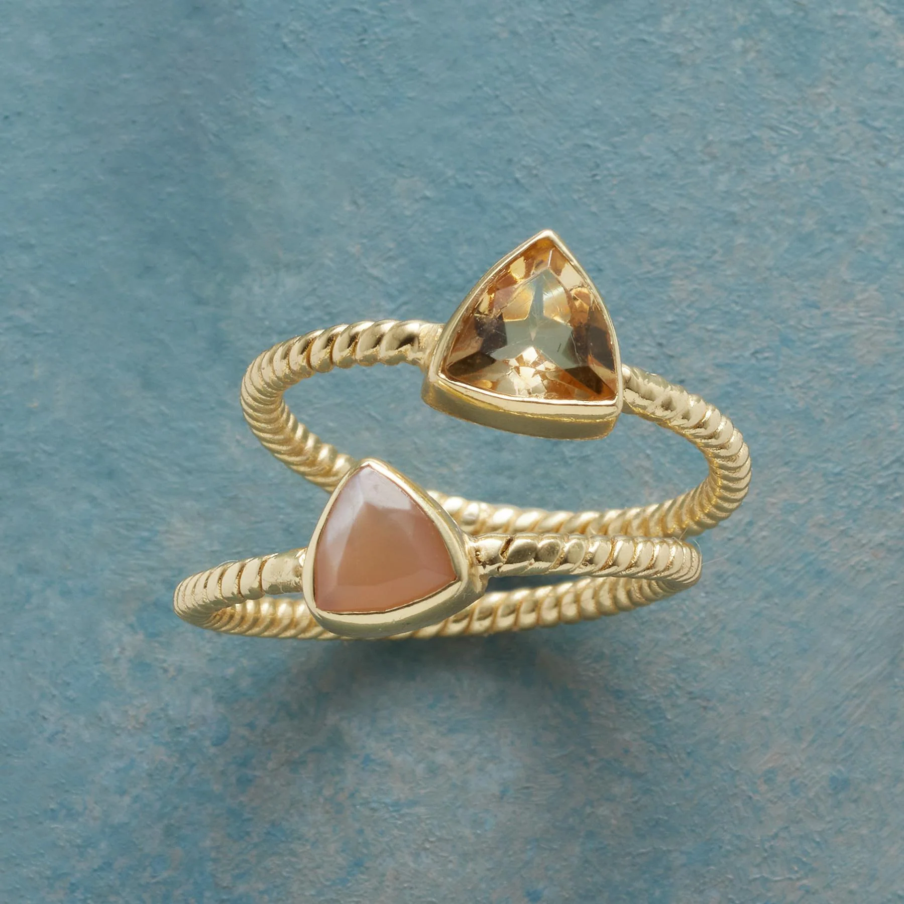 Sunlight Moonlight Ring Set