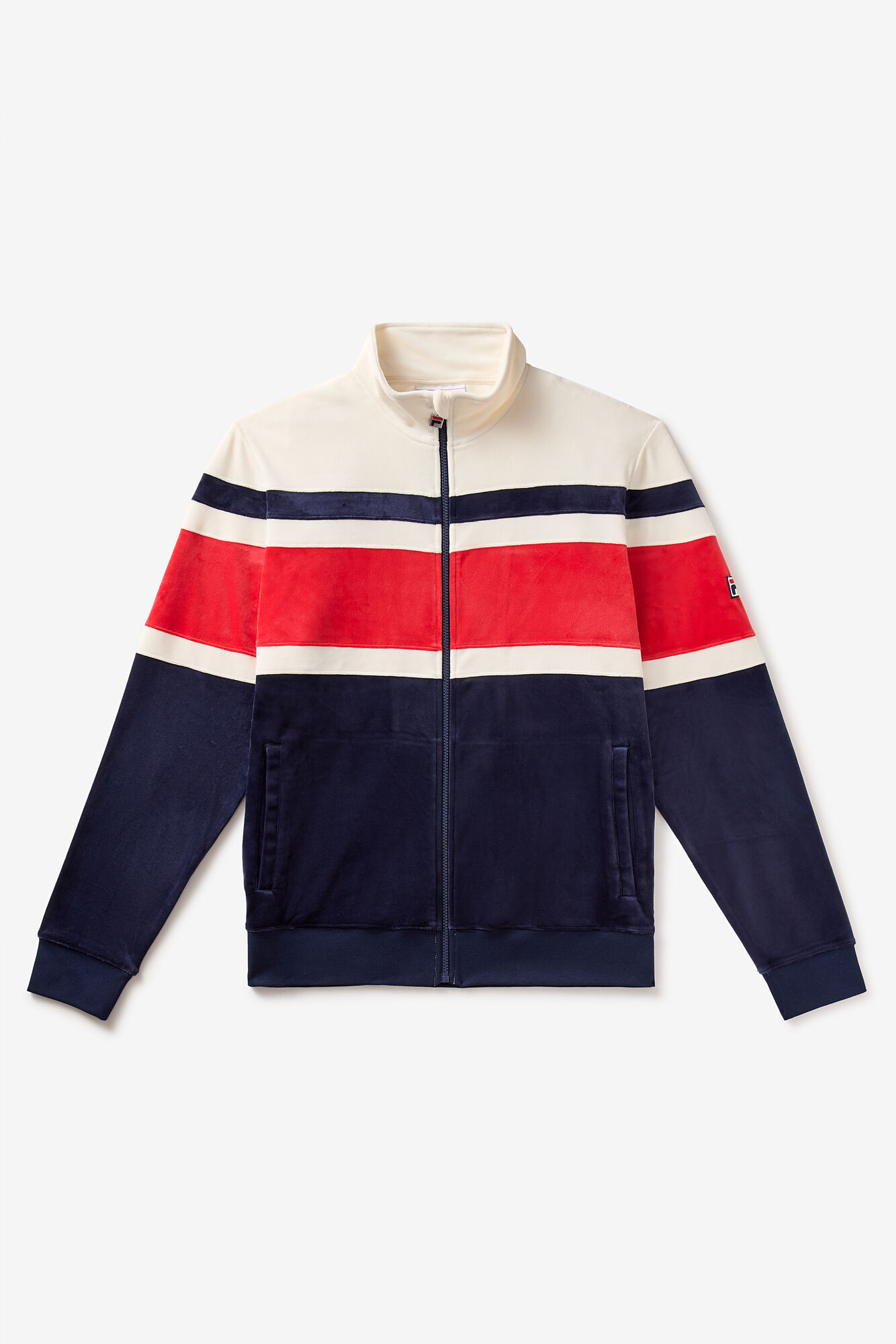 Fila Smart Retro Velour Blocked Track Jacket