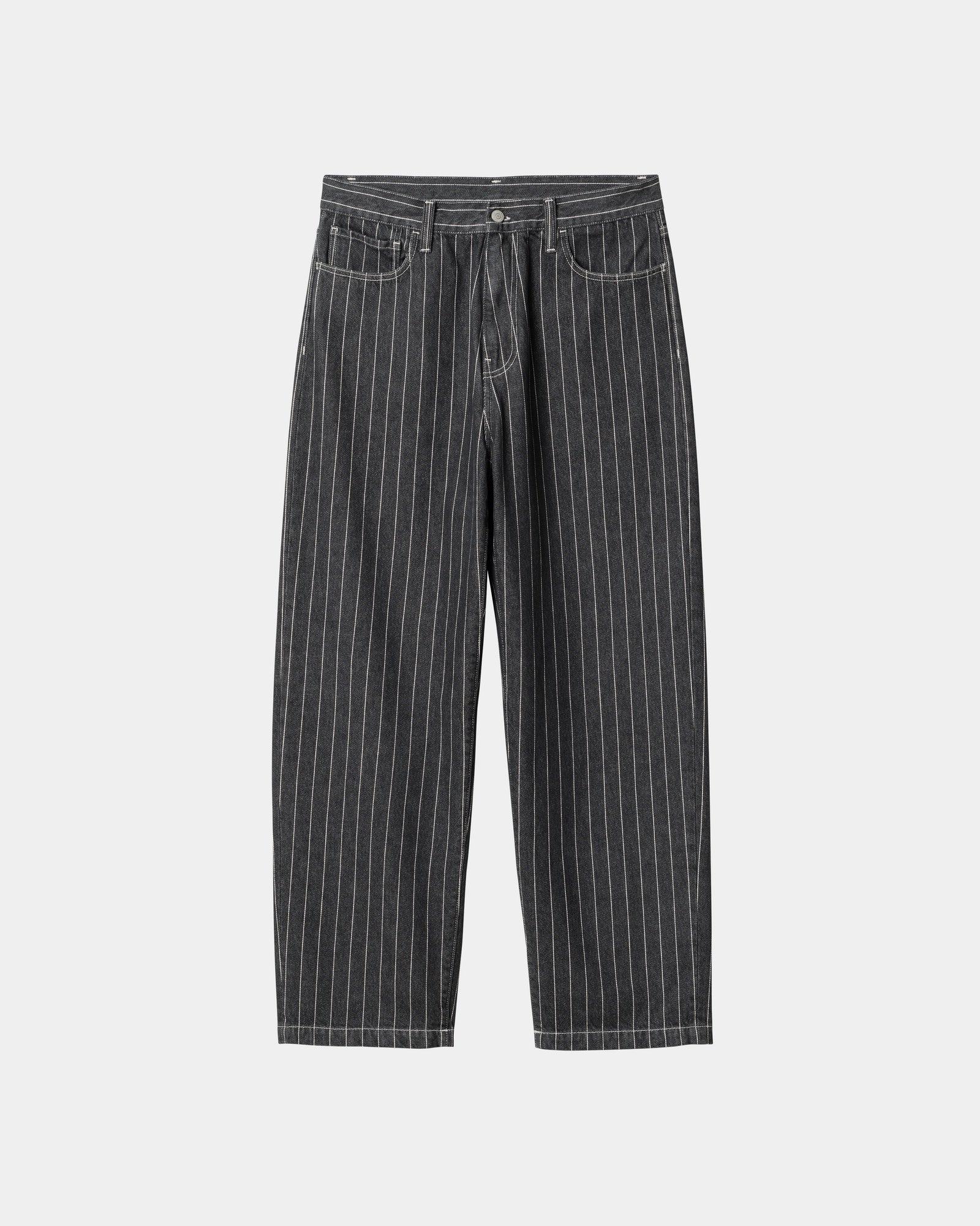 Final inventoryOrlean Stripe Pant | Black / White (stone washed)