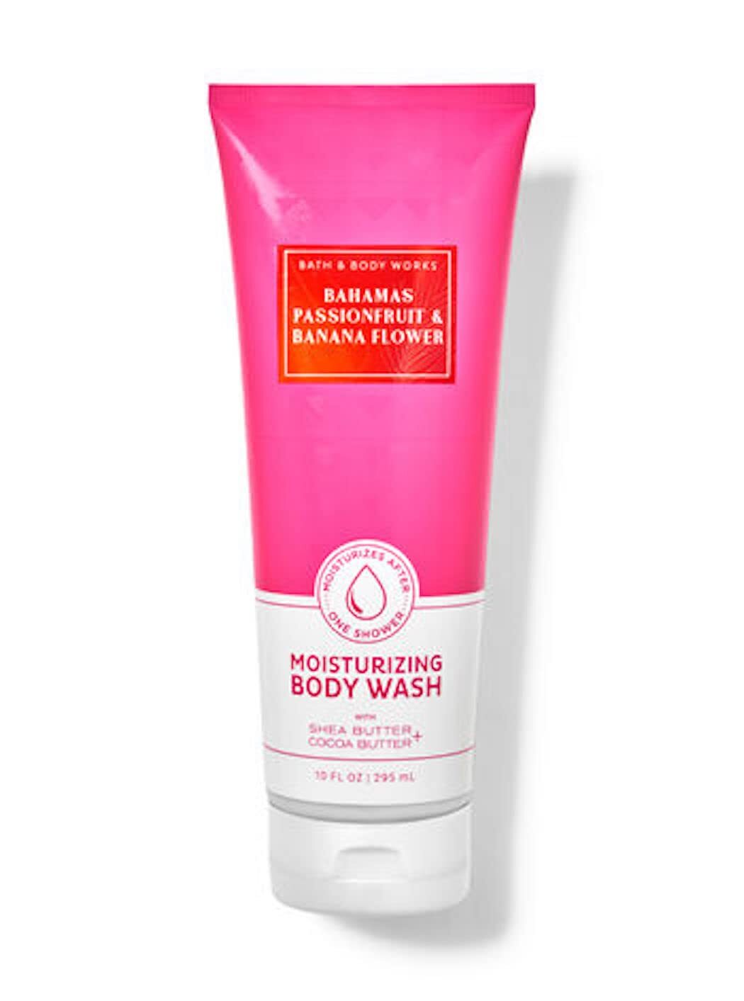 Bath & Body Works Bahamas Passionfruit & Banana Flower Moisturizing Body Wash 10 oz (Bahamas Passionfruit & Banana Flower)