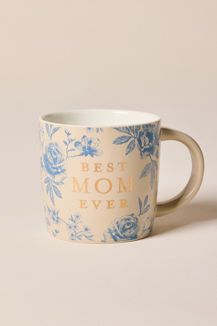 Best Mom Ever Floral Mug