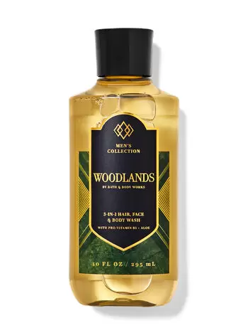 Woodlands 3-in-1 Hair, Face & Body Wash