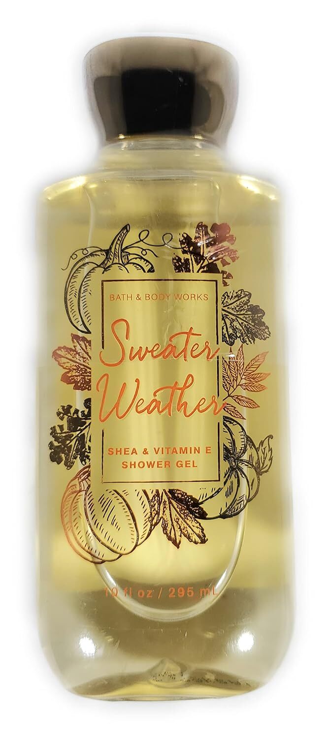 Bath & Body Works Sweater Weather Shower Gel Fall 2020 Collection 10 Ounce Body Wash
