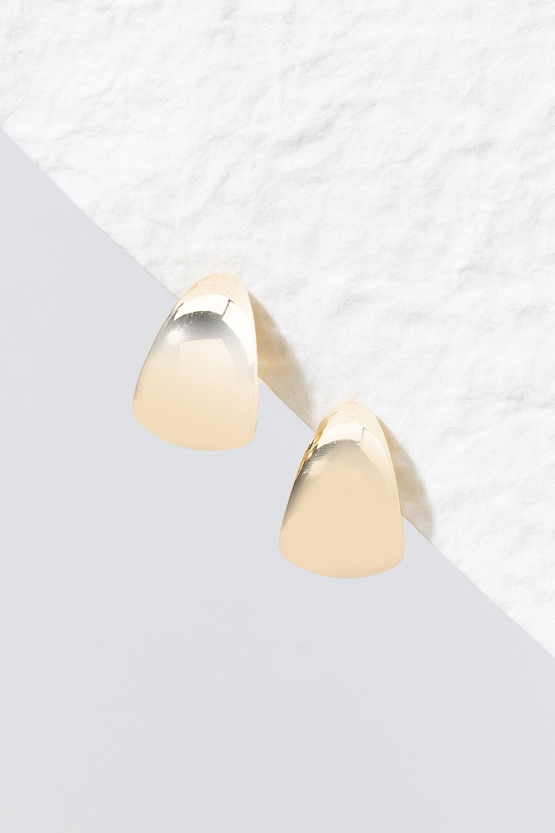 Courtney Puffy Hoop Earrings