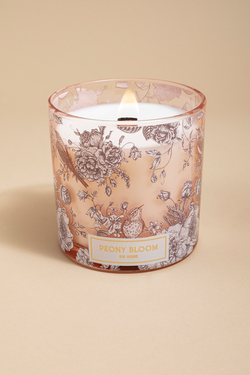 DW Home Secret Garden Peony Bloom 12oz Scented Candle