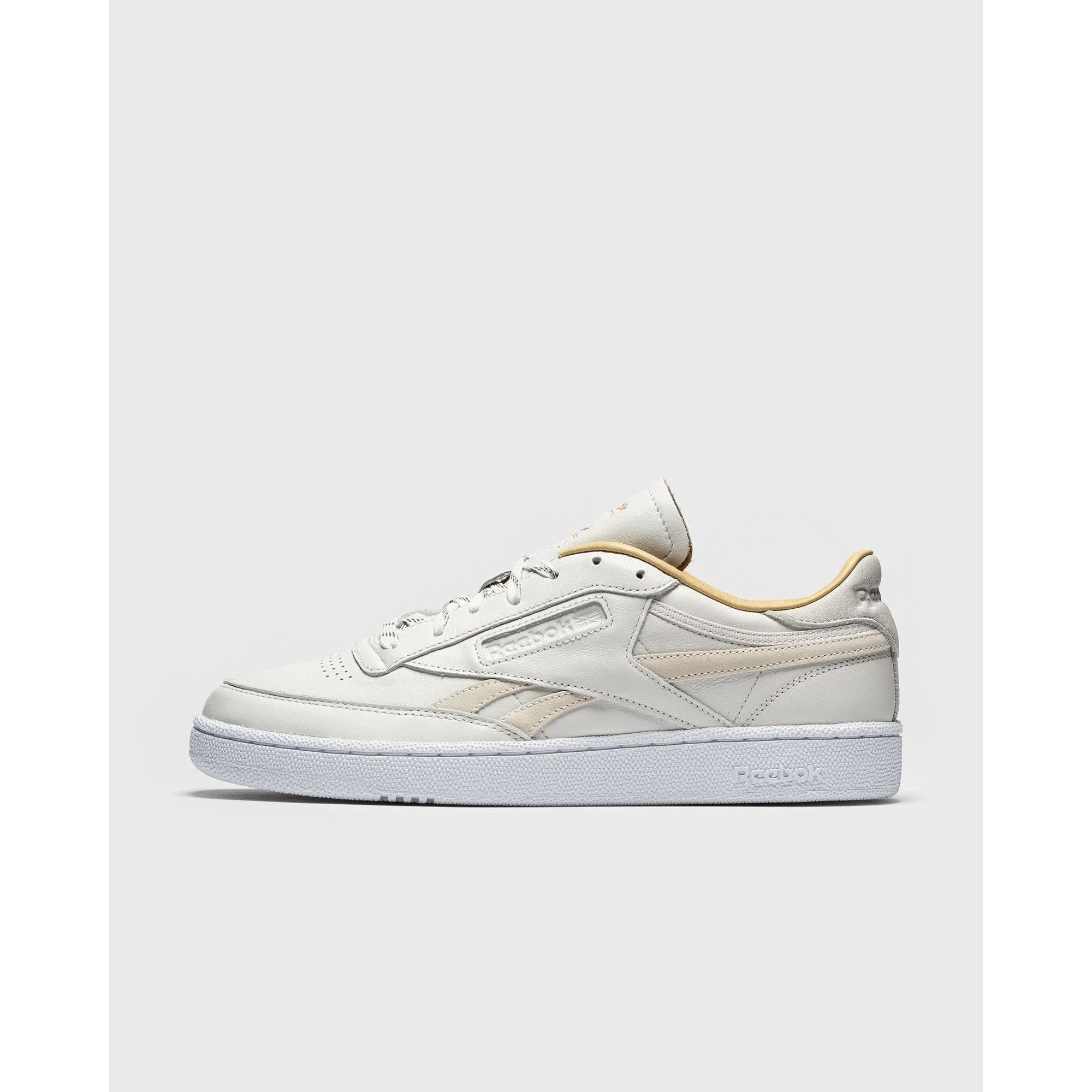 Final inventoryReebok Men's Club C Revenge Shoes - White / Gold Metallic
