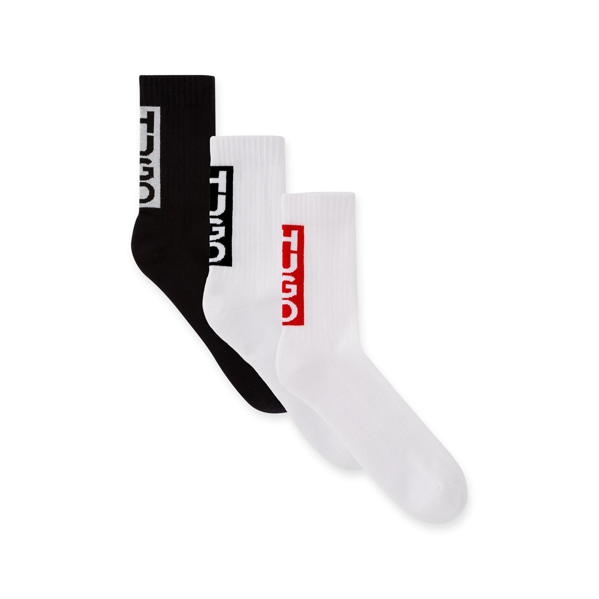 HUGO 3P QS BACK LABEL CCTriopack, wadenlange Socken