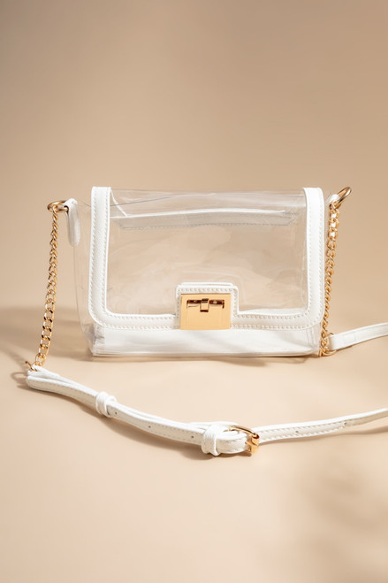 Malvina Clear Crossbody Handbag