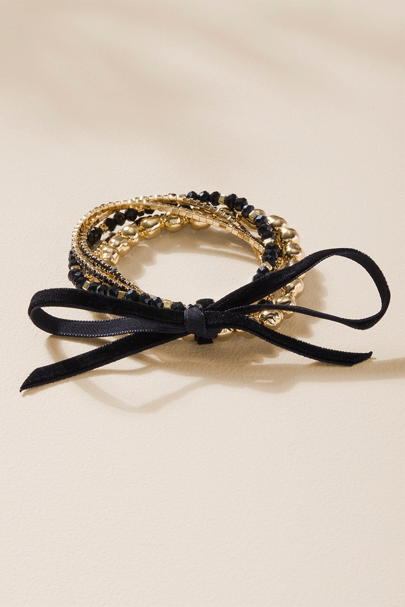 Bella Cupchain Bow Tie Bracelet Set