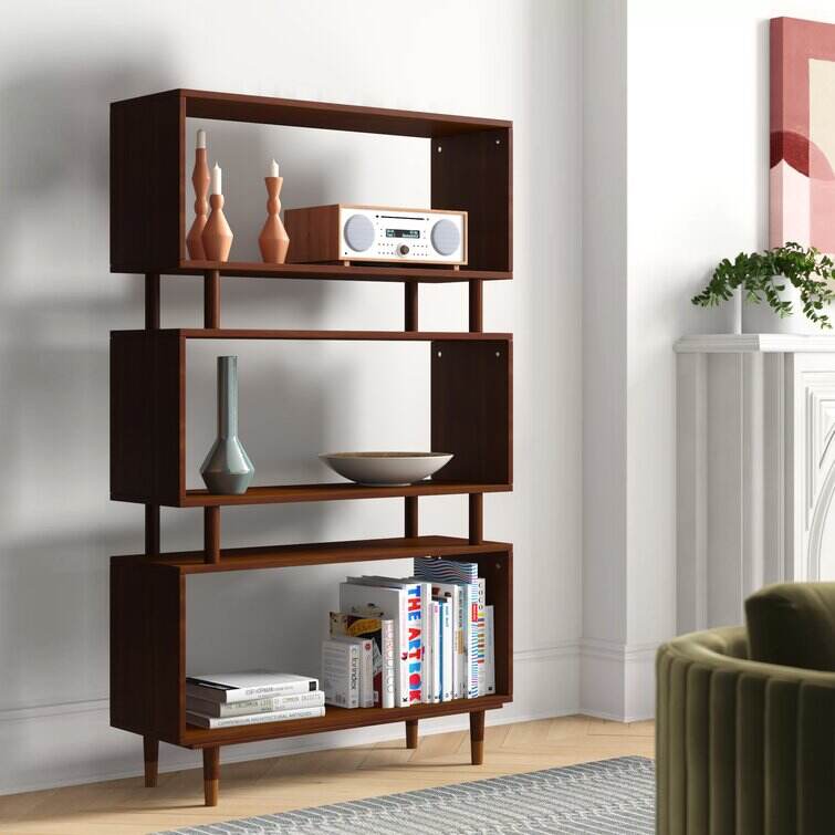 Camylle 59.5'' H x 34.6'' W Standard Bookcase
