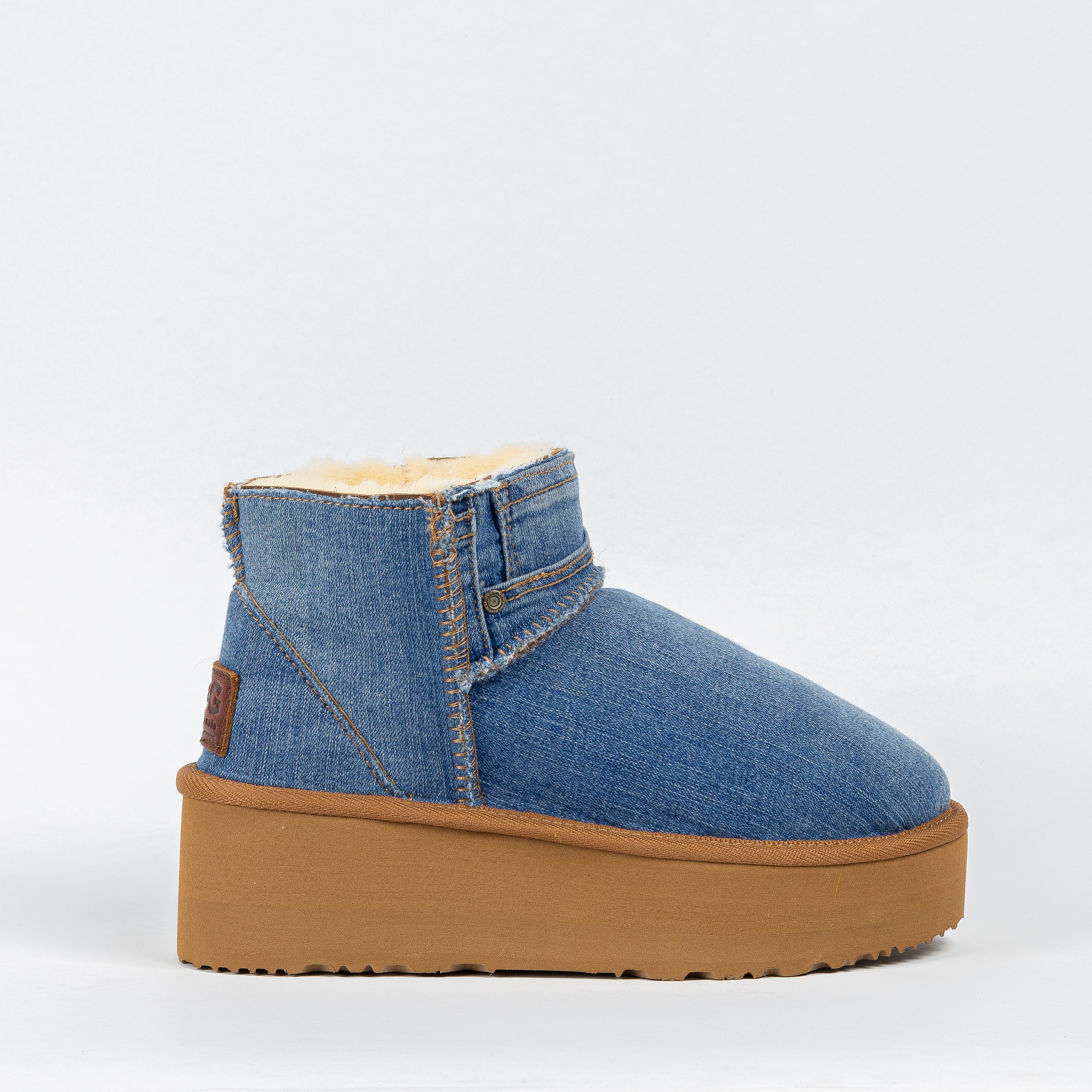 UGG®  Women's Classic Ultra Mini Platform Denim