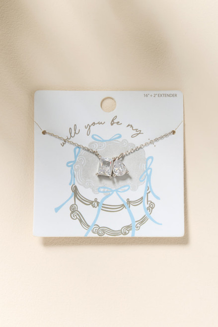 Will You Be My Bridesmaid Pendant Necklace