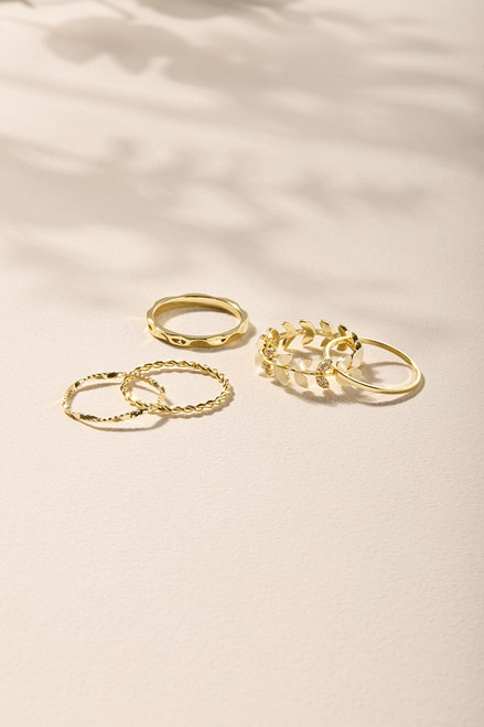 Maria Mixed Style Ring Set