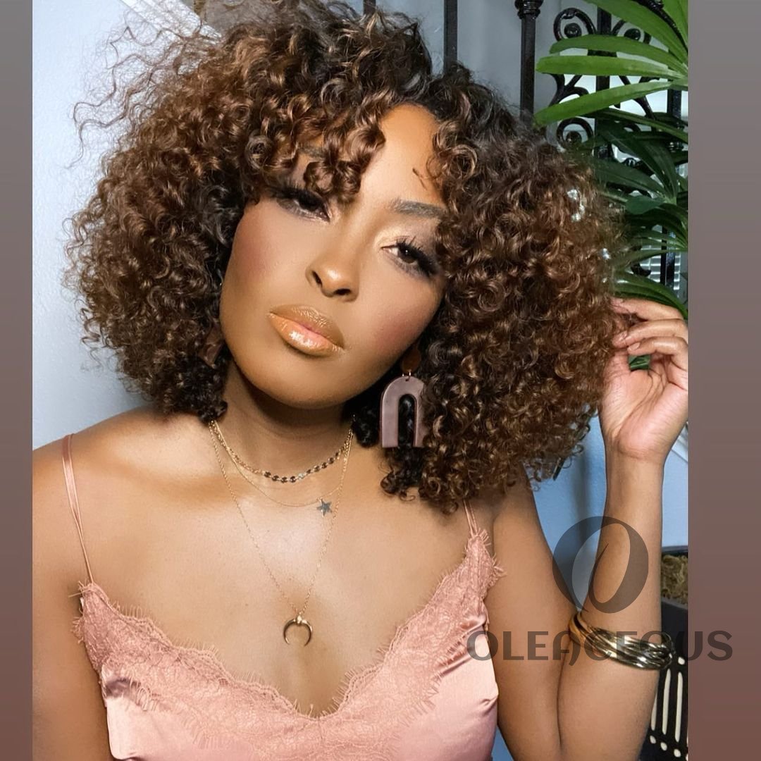 HOT SALE🔥Super Natural Curly Bob Wig