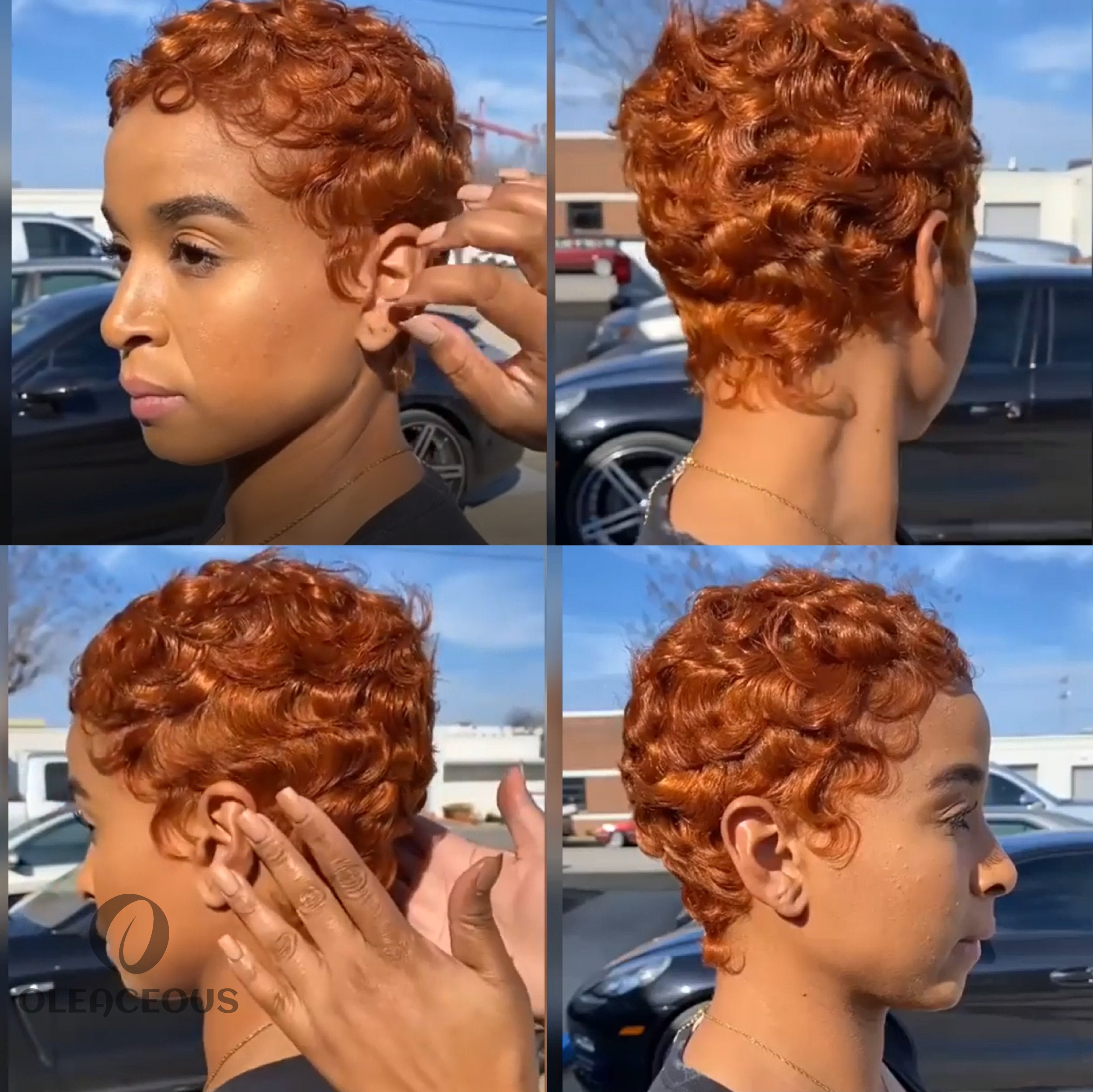 New Natural Pixie Cut Wig