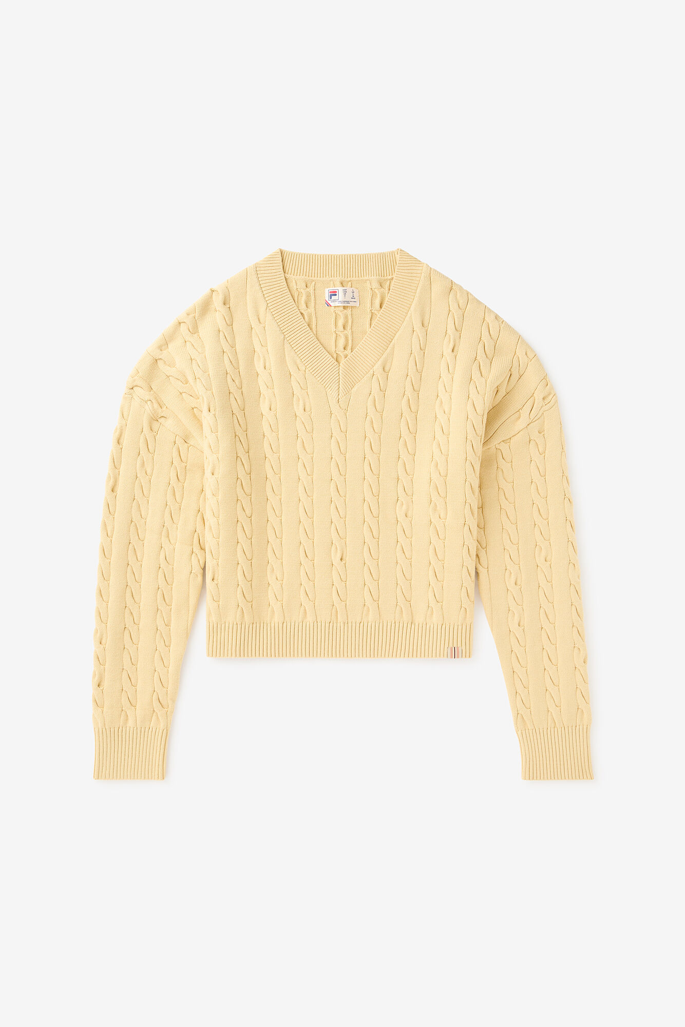 Fila Baseline Chunky V-Neck Sweater