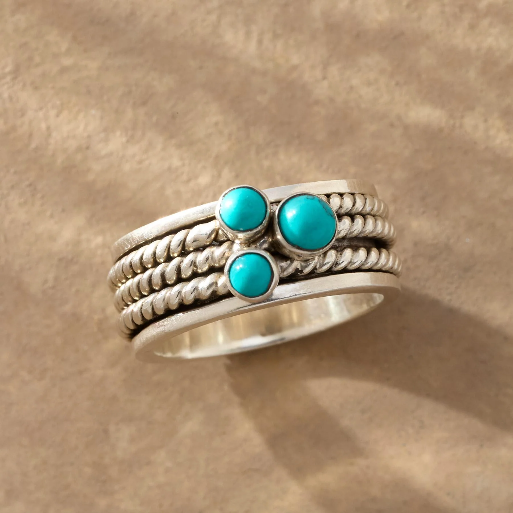 Dots Of Turquoise Ring