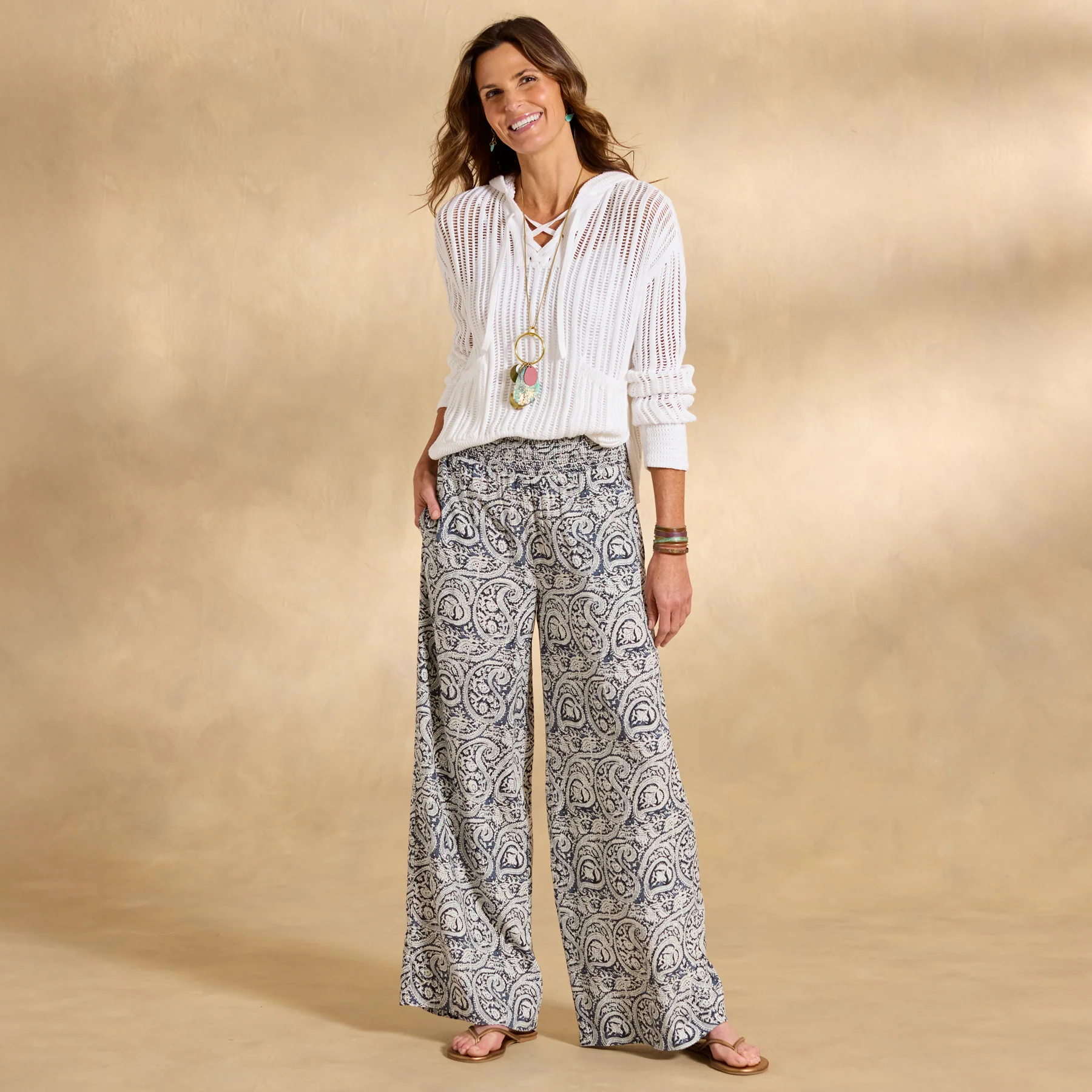 Himari Floral Pants, Petite