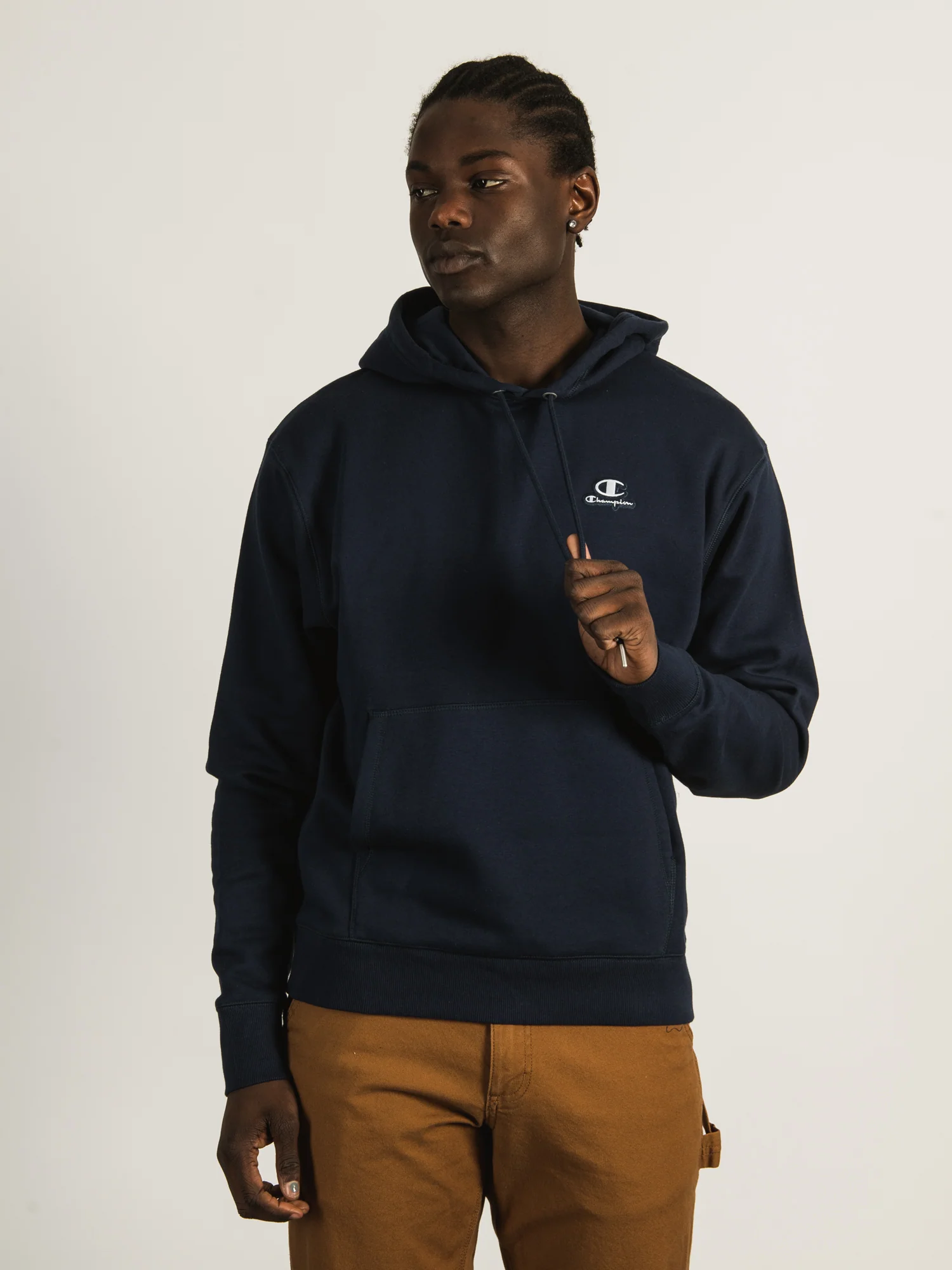 Final inventoryCHAMPION CLASSIC PULL OVER LEFT CHEST LOGO HOODIE
