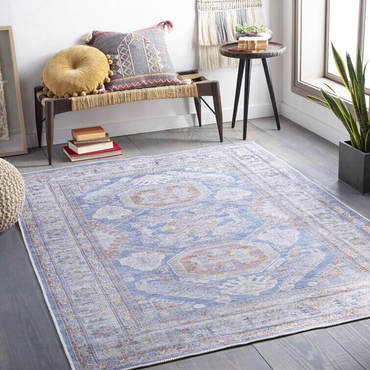 Performance Khaki/Navy Rug