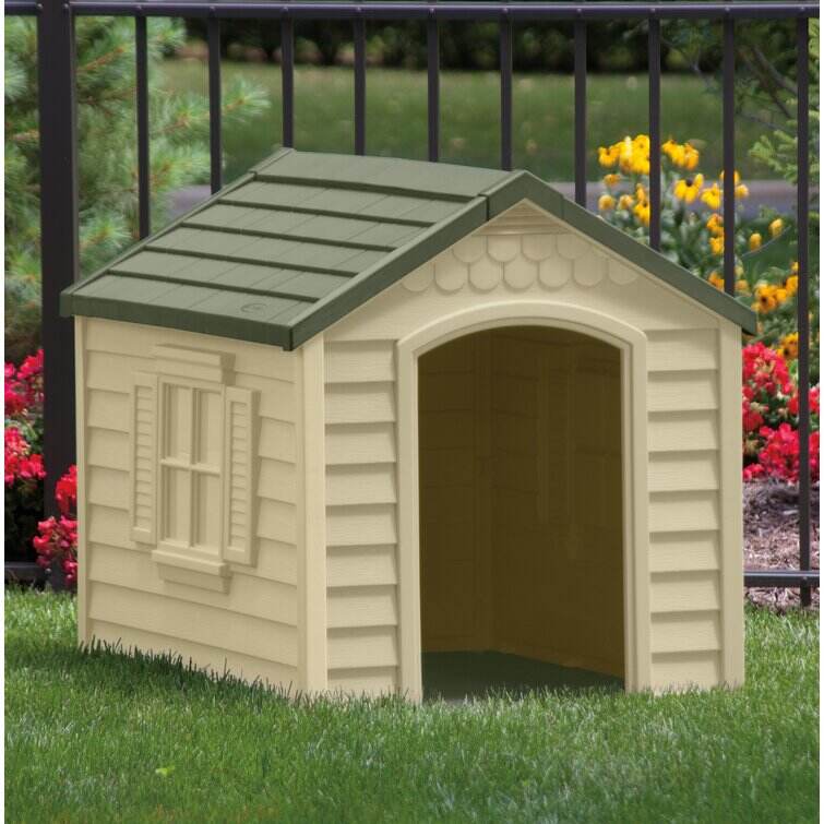 Herrington Deluxe Dog House in Tan & Mocha