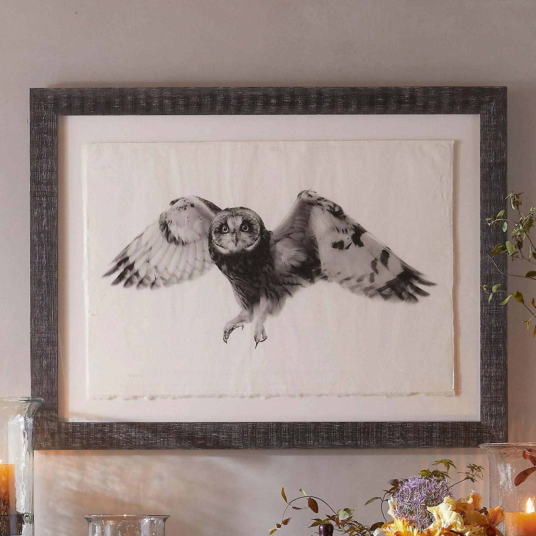 Flying Owl Print
