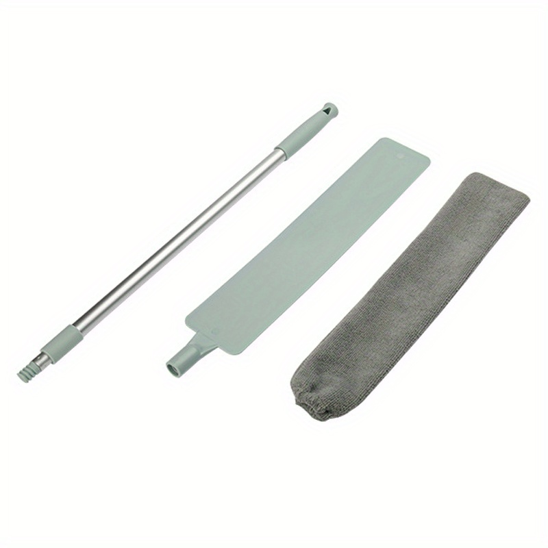 Dust Brush Under Appliance Microfiber Duster With Extension Pole (40 To 55 Inches) Bendable, Washable, Extendable Gap Dusters For Sofa Bed Furniture Bottom