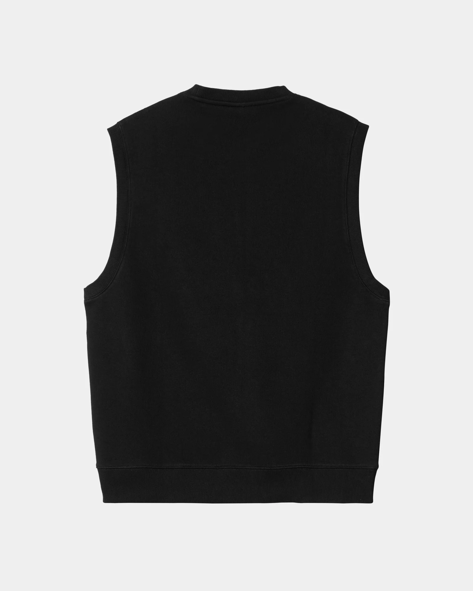 Final inventoryScript Vest Sweatshirt | Black