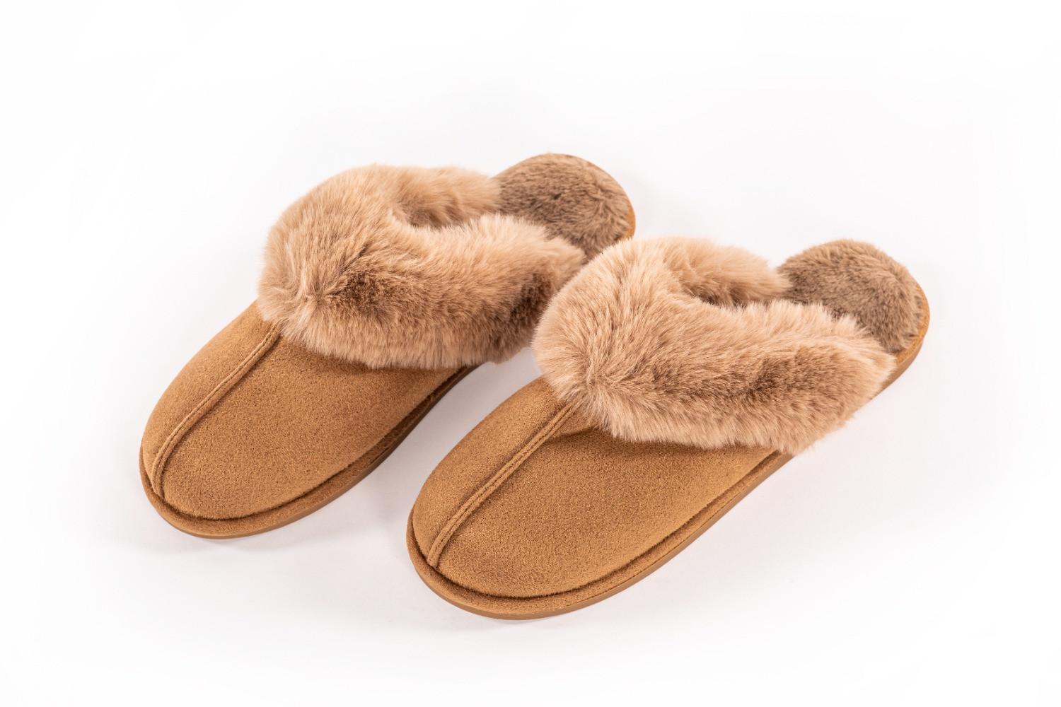 Tiseco Wildleder Imitat Pantoffeln SNUGGS