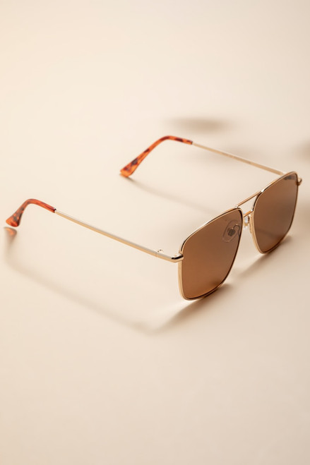 Phoebe Square Aviator Sunglasses