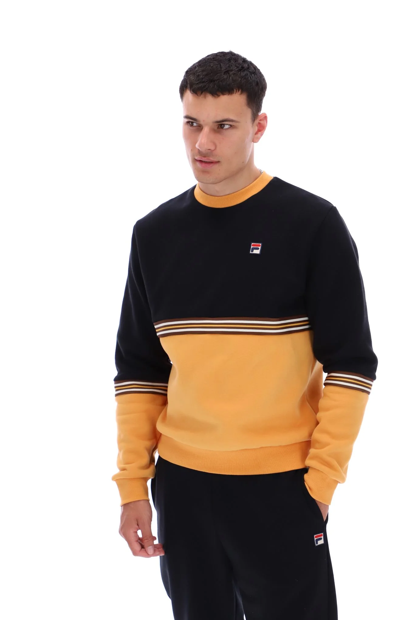 Fila Attwood Colour Block Sweatshirt