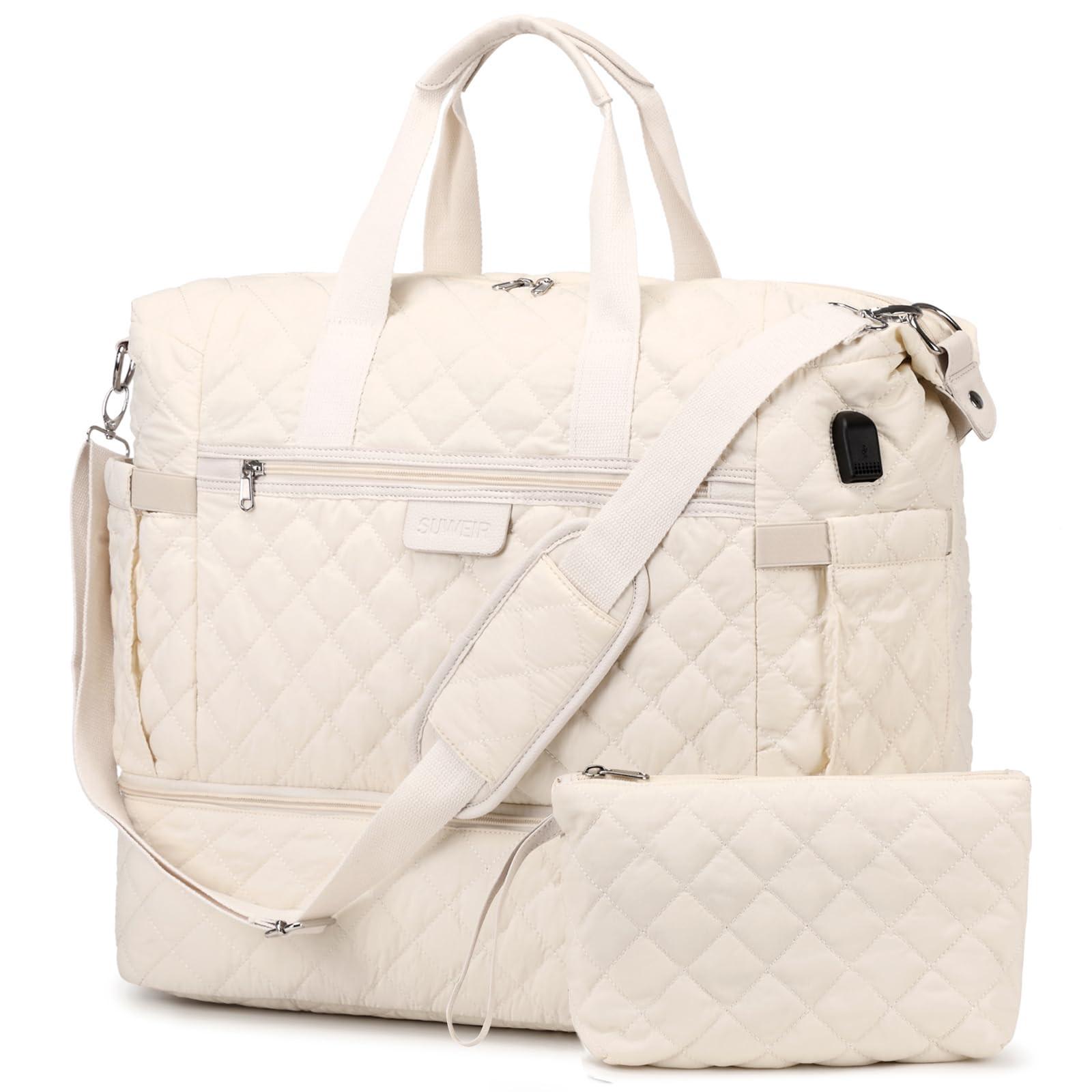 Only-bags.store Reisetasche Krankenhaustasche Geburt mit Schuhfach Großer Handgepäckbeutel Seesack mit Kulturbeutel